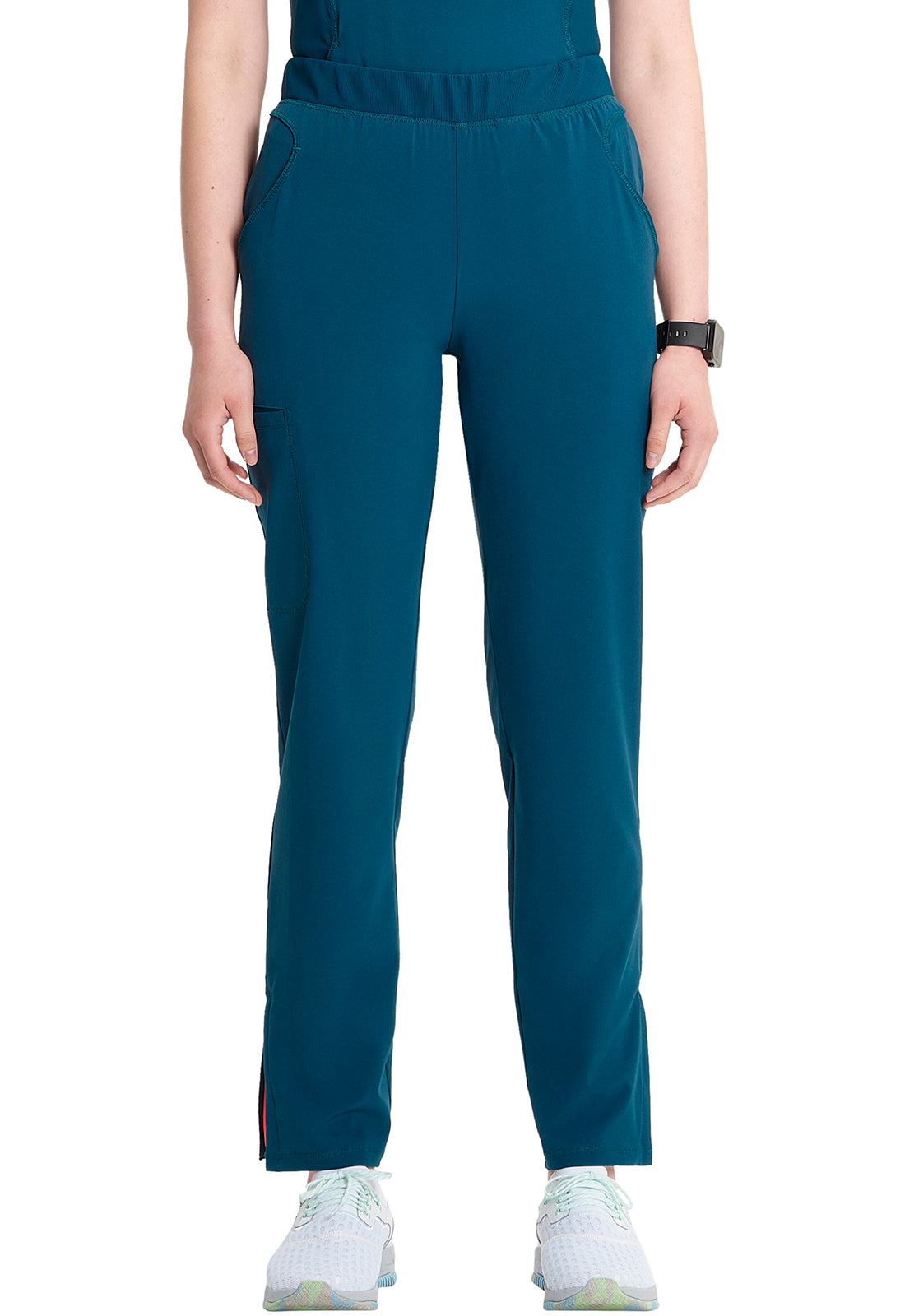 IN120A Cherokee GNR8 Knit Stretch Mid Rise Pull-on Tapered Leg Cargo Pant (XXS - 3XL)