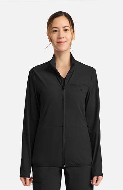 IN525A Cherokee Infinity Pursuit Women's 3-Pocket Warm-up Jacket (XXS - 5XL)