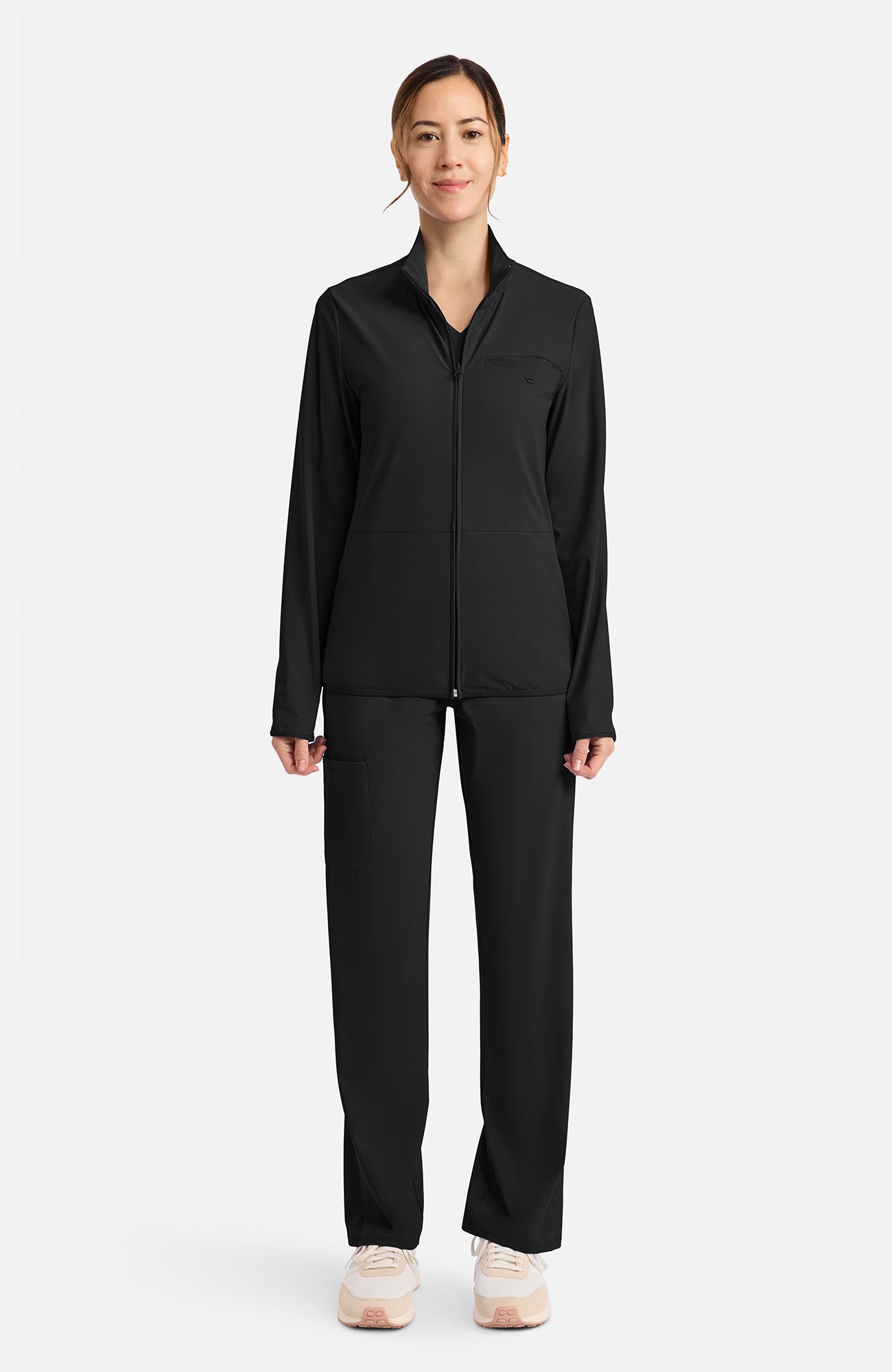 IN525A Cherokee Infinity Pursuit Women's 3-Pocket Warm-up Jacket (XXS - 5XL)