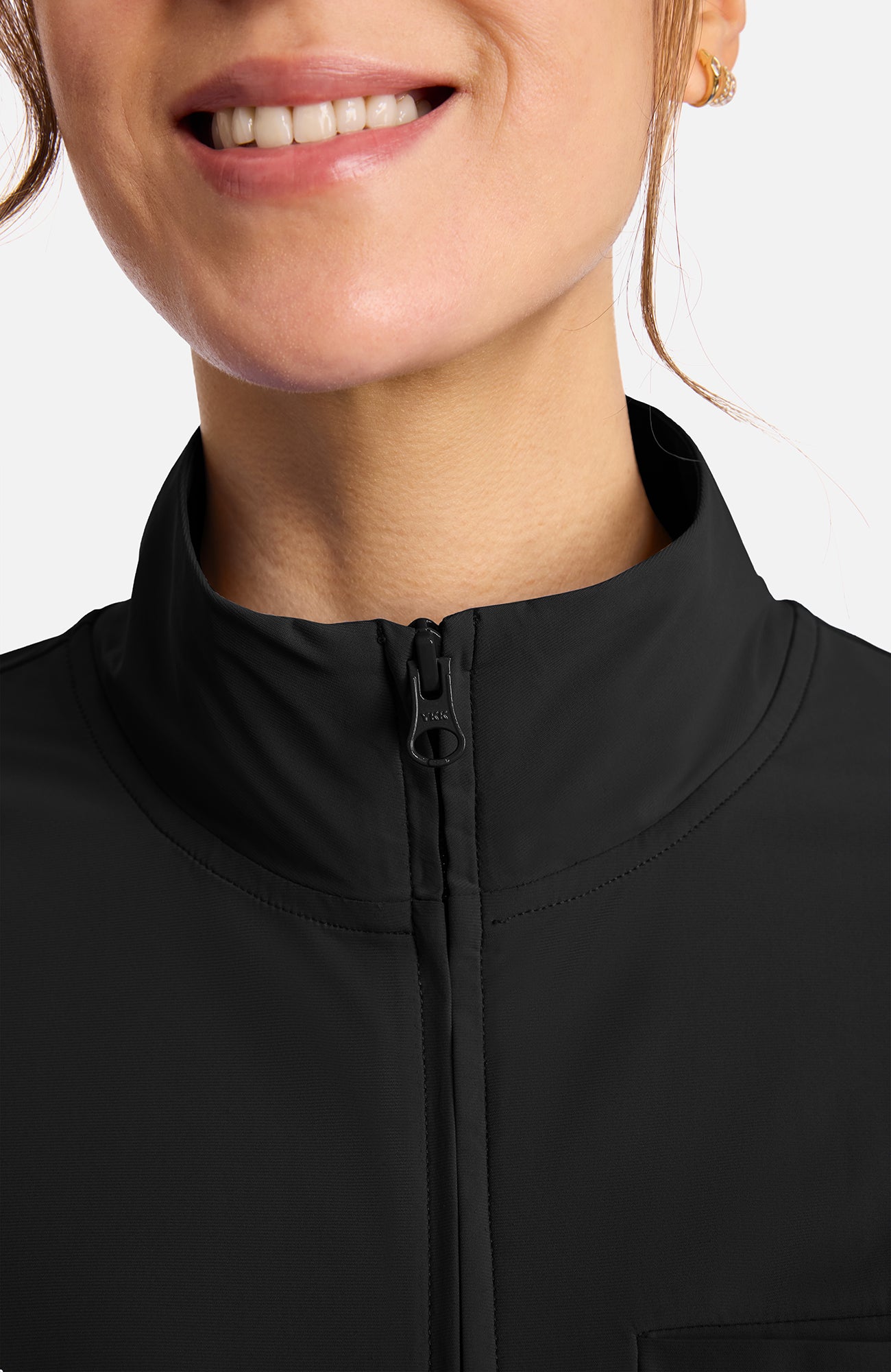 IN525A Cherokee Infinity Pursuit Women's 3-Pocket Warm-up Jacket (XXS - 5XL)