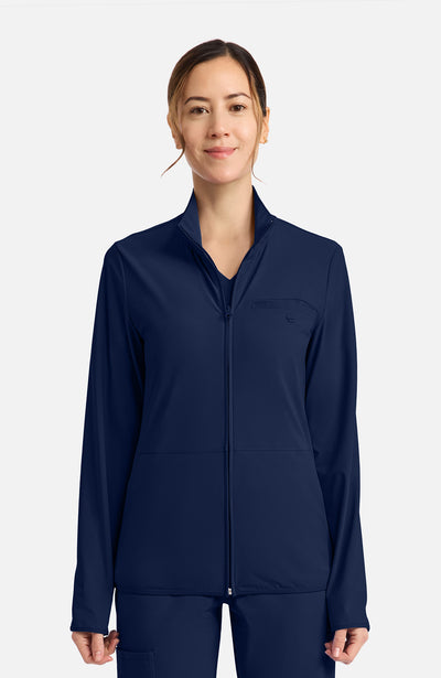 IN525A Cherokee Infinity Pursuit Women's 3-Pocket Warm-up Jacket (XXS - 5XL)