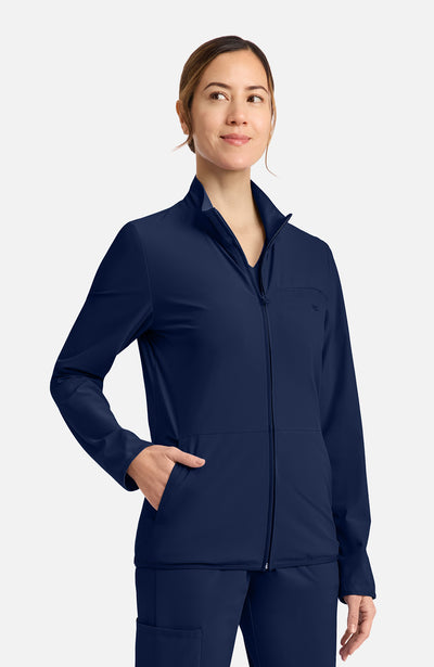 IN525A Cherokee Infinity Pursuit Women's 3-Pocket Warm-up Jacket (XXS - 5XL)