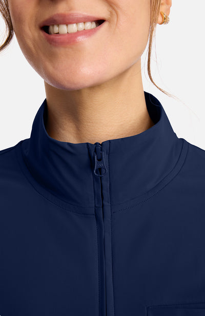 IN525A Cherokee Infinity Pursuit Women's 3-Pocket Warm-up Jacket (XXS - 5XL)