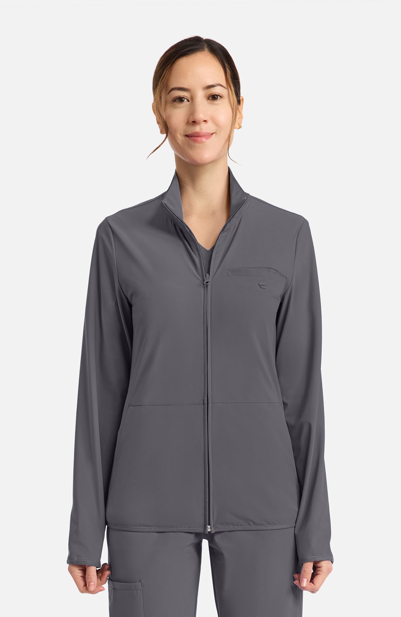 IN525A Cherokee Infinity Pursuit Women's 3-Pocket Warm-up Jacket (XXS - 5XL)