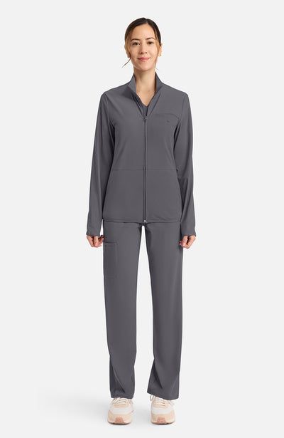 IN525A Cherokee Infinity Pursuit Women's 3-Pocket Warm-up Jacket (XXS - 5XL)