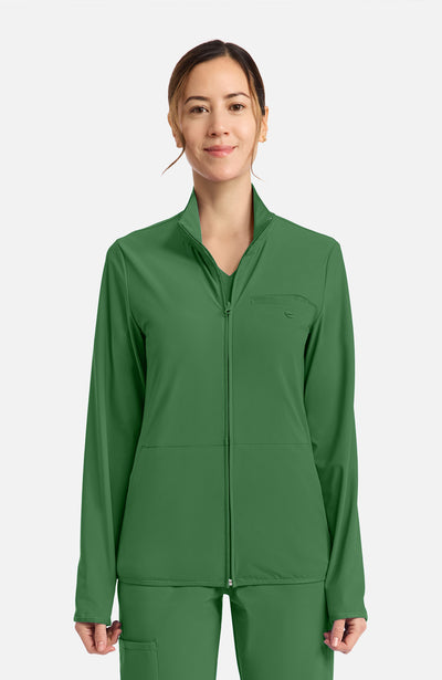 IN525A Cherokee Infinity Pursuit Women's 3-Pocket Warm-up Jacket (XXS - 5XL)