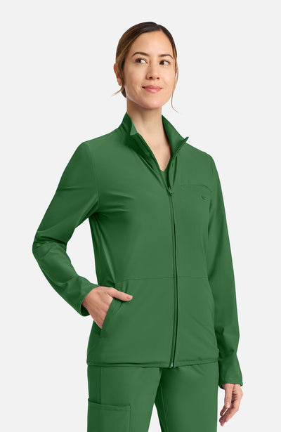 IN525A Cherokee Infinity Pursuit Women's 3-Pocket Warm-up Jacket (XXS - 5XL)