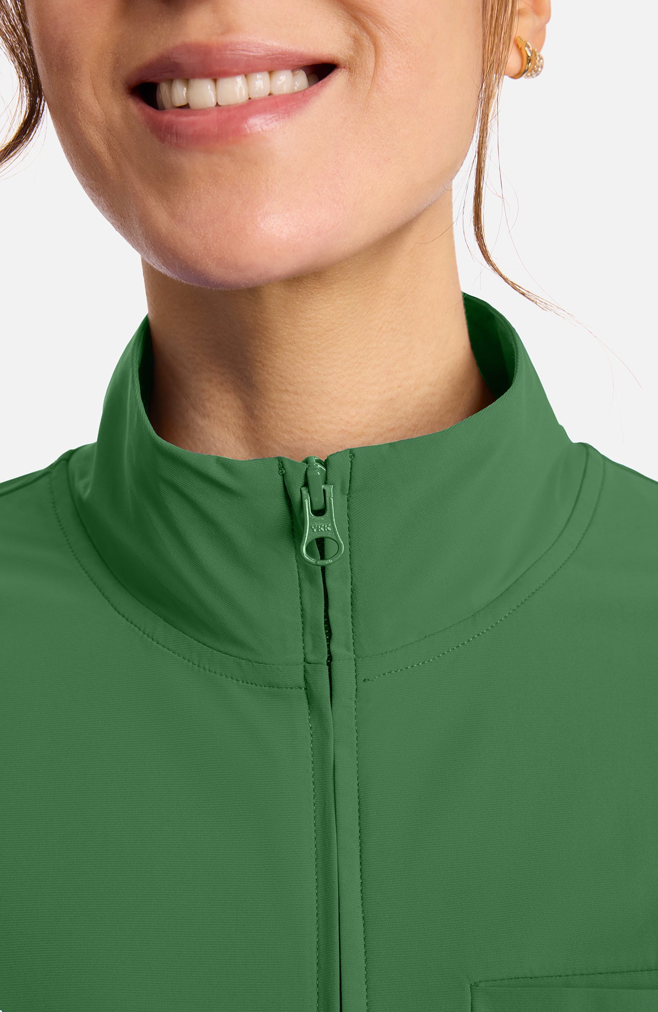 IN525A Cherokee Infinity Pursuit Women's 3-Pocket Warm-up Jacket (XXS - 5XL)
