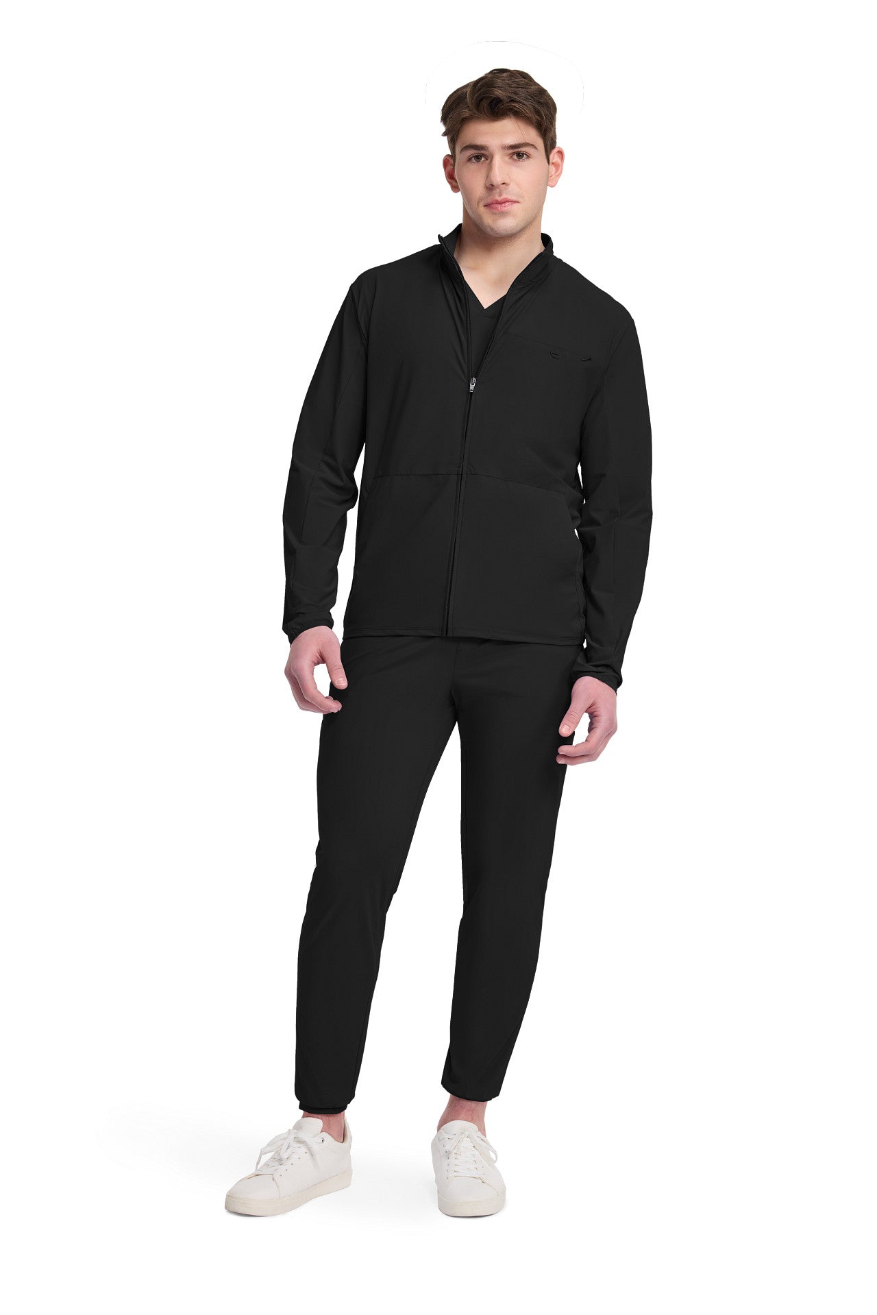 IN527A Cherokee Infinity Pursuit Men 3-Pocket Warm-up Jacket - Certainty Antimicrobial Stretch (XS - 5XL)