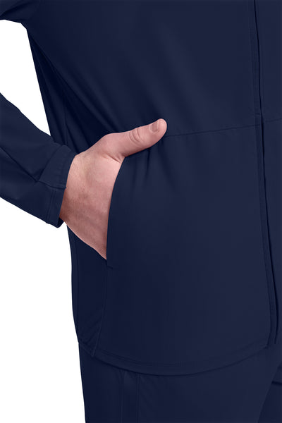 IN527A Cherokee Infinity Pursuit Men 3-Pocket Warm-up Jacket - Certainty Antimicrobial Stretch (XS - 5XL)