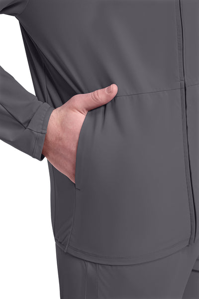 IN527A Cherokee Infinity Pursuit Men 3-Pocket Warm-up Jacket - Certainty Antimicrobial Stretch (XS - 5XL)