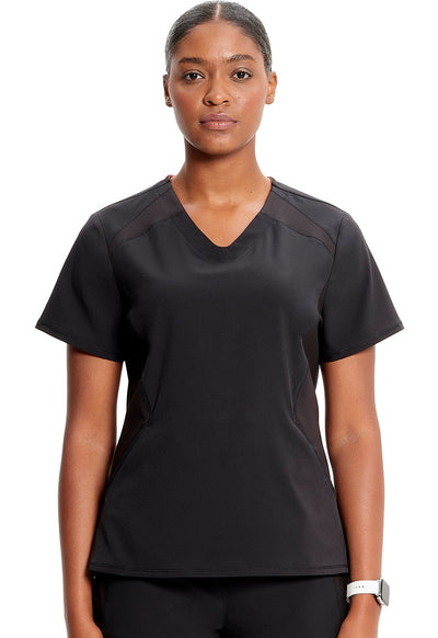 IN620A Cherokee GNR8 Knit Stretch V-Neck Top (XXS - 3XL)