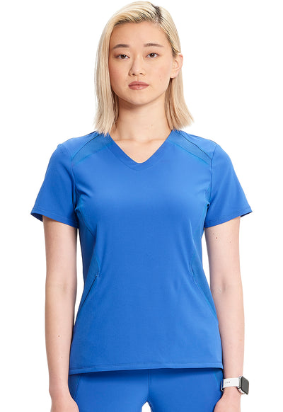 IN620A Cherokee GNR8 Knit Stretch V-Neck Top (XXS - 3XL)