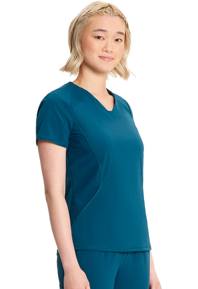 IN620A Cherokee GNR8 Knit Stretch V-Neck Top (XXS - 3XL)