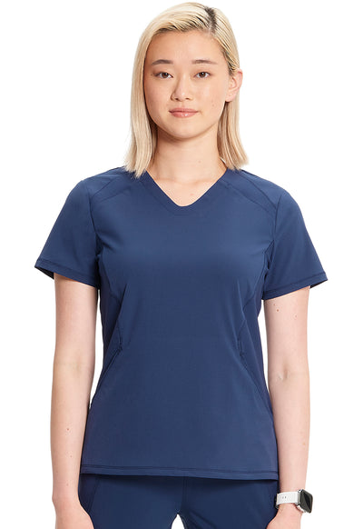 IN620A Cherokee GNR8 Knit Stretch V-Neck Top (XXS - 3XL)