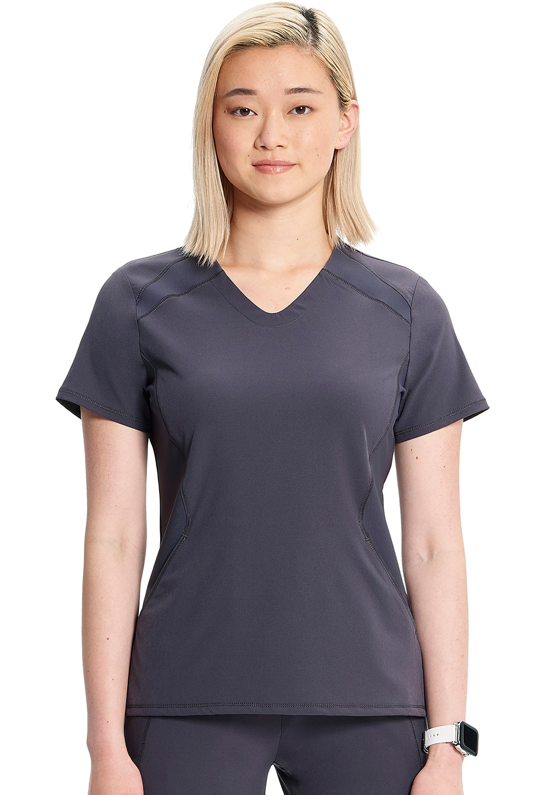 IN620A Cherokee GNR8 Knit Stretch V-Neck Top (XXS - 3XL)