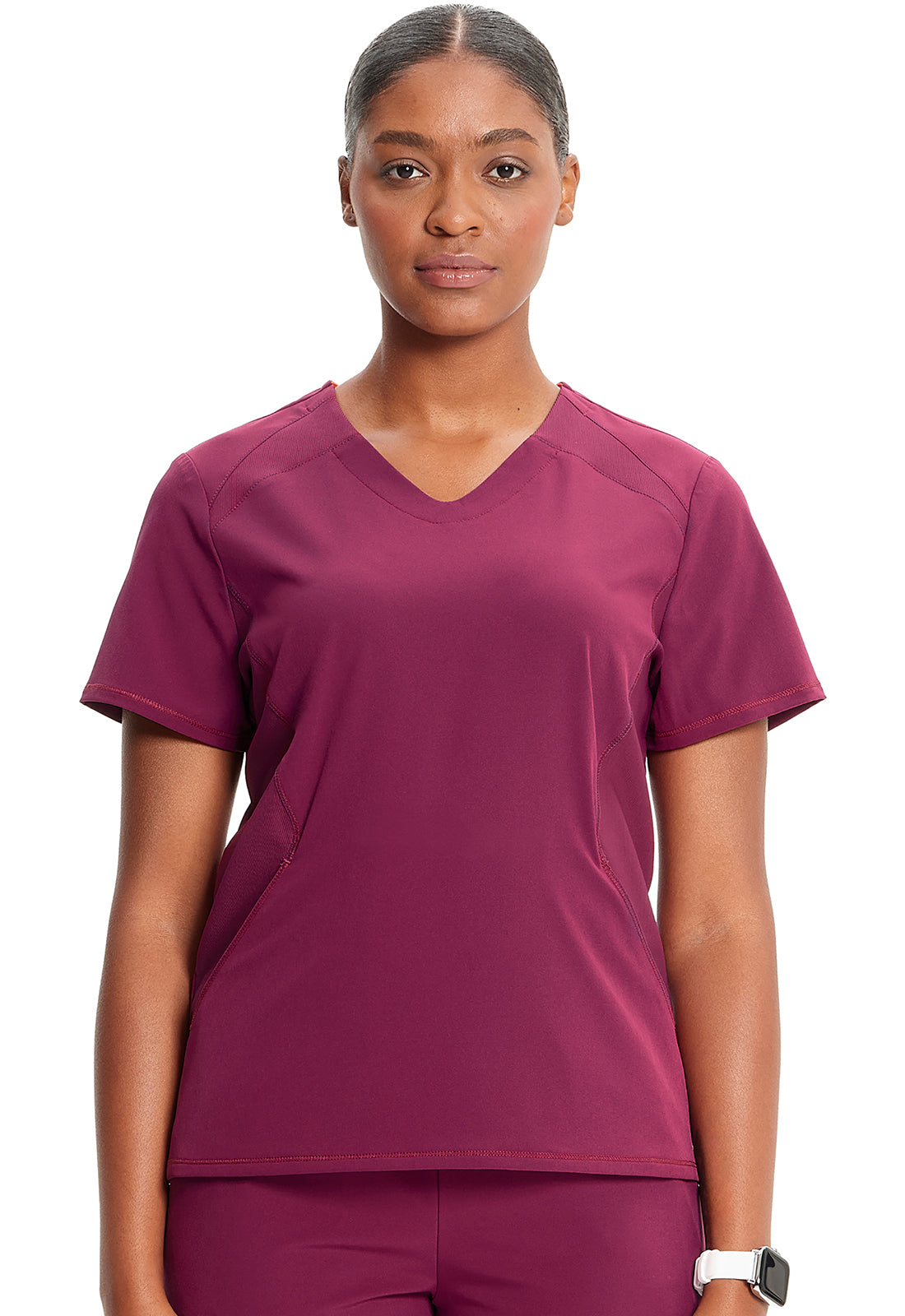 IN620A Cherokee GNR8 Knit Stretch V-Neck Top (XXS - 3XL)