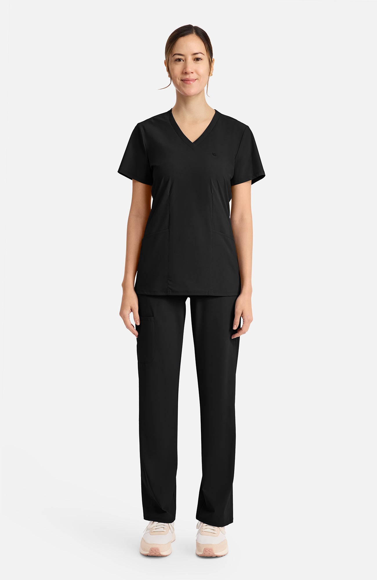 IN647A Cherokee Infinity Pursuit Women's 2-Pocket V-Neck Top (XXS - 5XL)