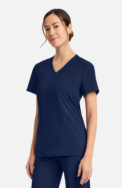 IN647A Cherokee Infinity Pursuit Women's 2-Pocket V-Neck Top (XXS - 5XL)
