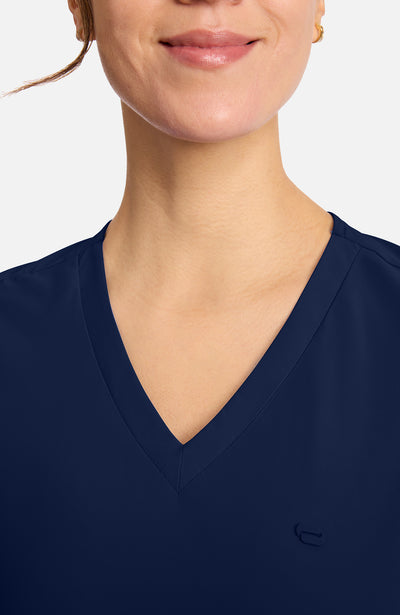 IN647A Cherokee Infinity Pursuit Women's 2-Pocket V-Neck Top (XXS - 5XL)