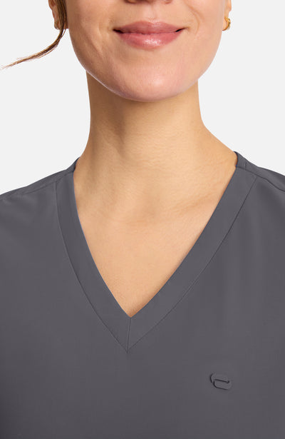 IN647A Cherokee Infinity Pursuit Women's 2-Pocket V-Neck Top (XXS - 5XL)