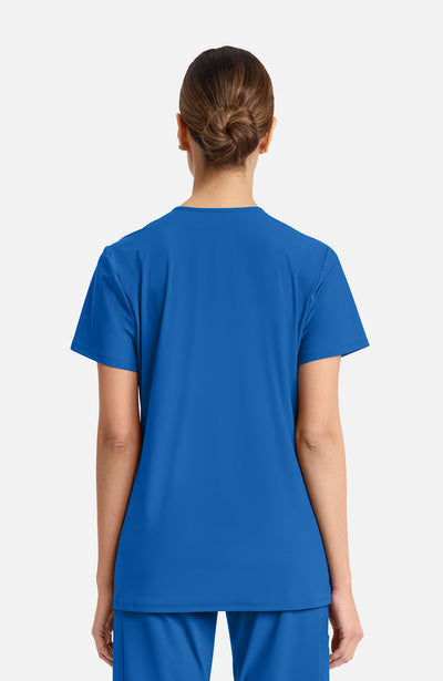 IN647A Cherokee Infinity Pursuit Women's 2-Pocket V-Neck Top (XXS - 5XL)