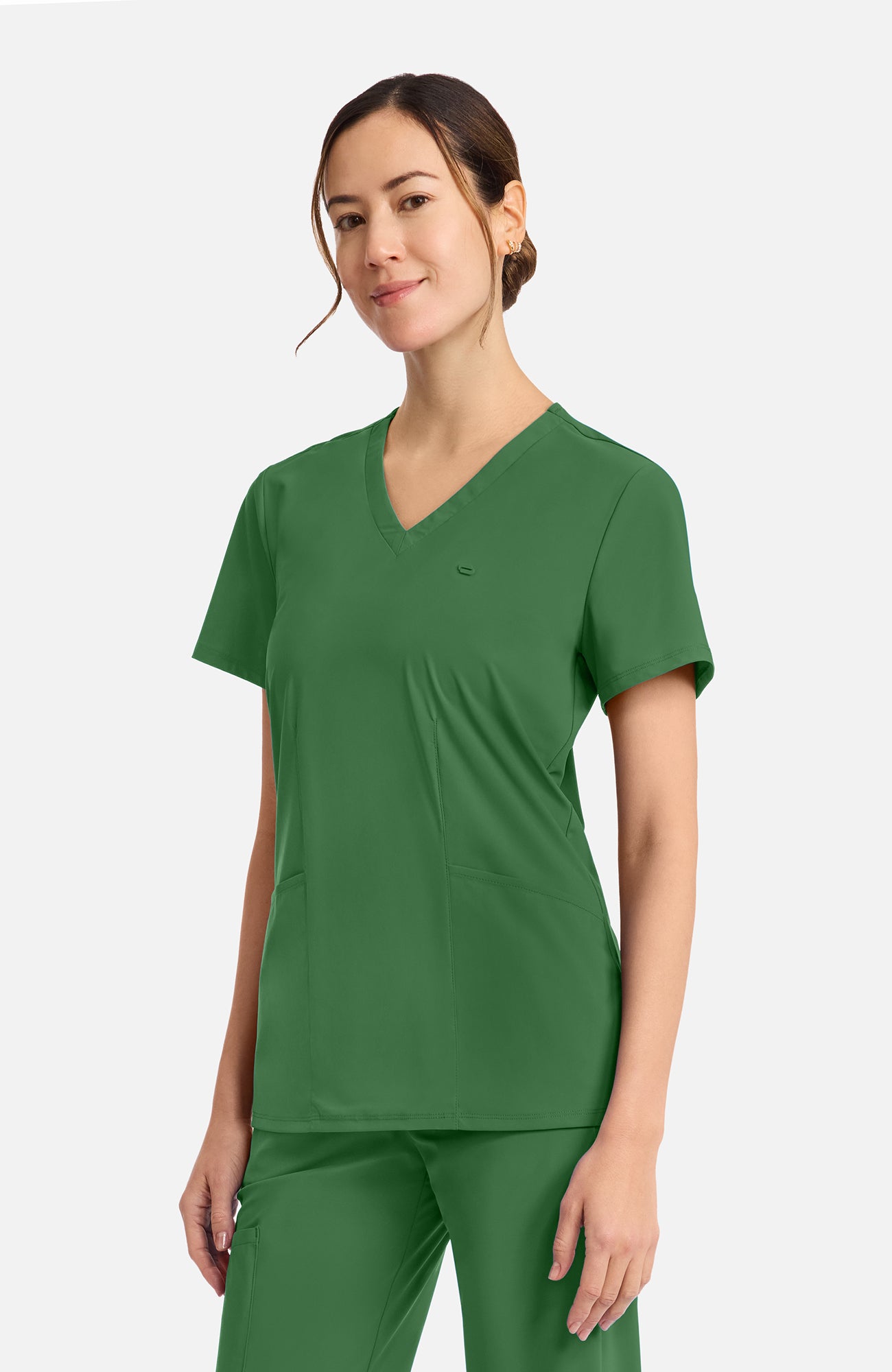 IN647A Cherokee Infinity Pursuit Women's 2-Pocket V-Neck Top (XXS - 5XL)