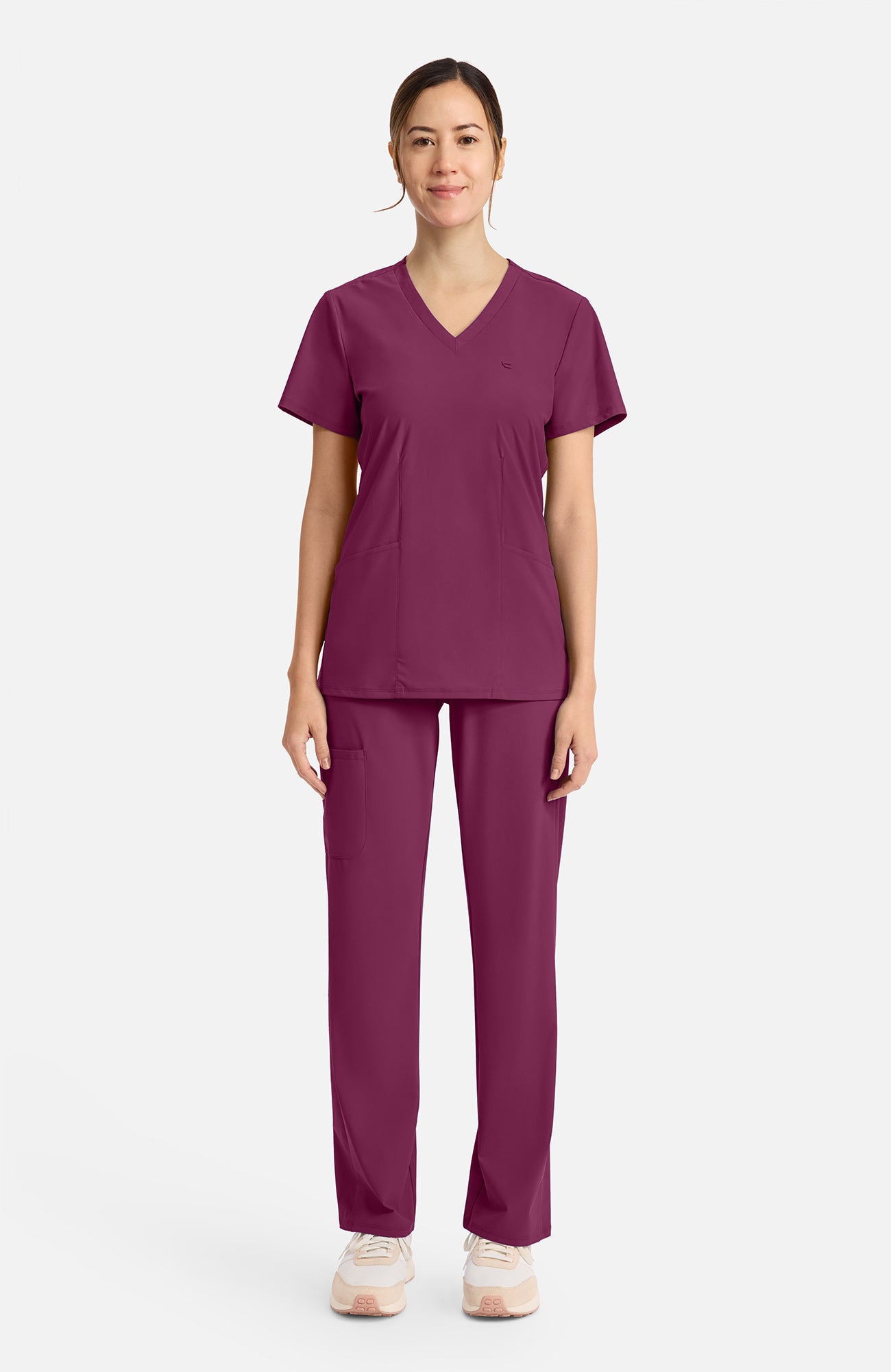 IN647A Cherokee Infinity Pursuit Women's 2-Pocket V-Neck Top (XXS - 5XL)