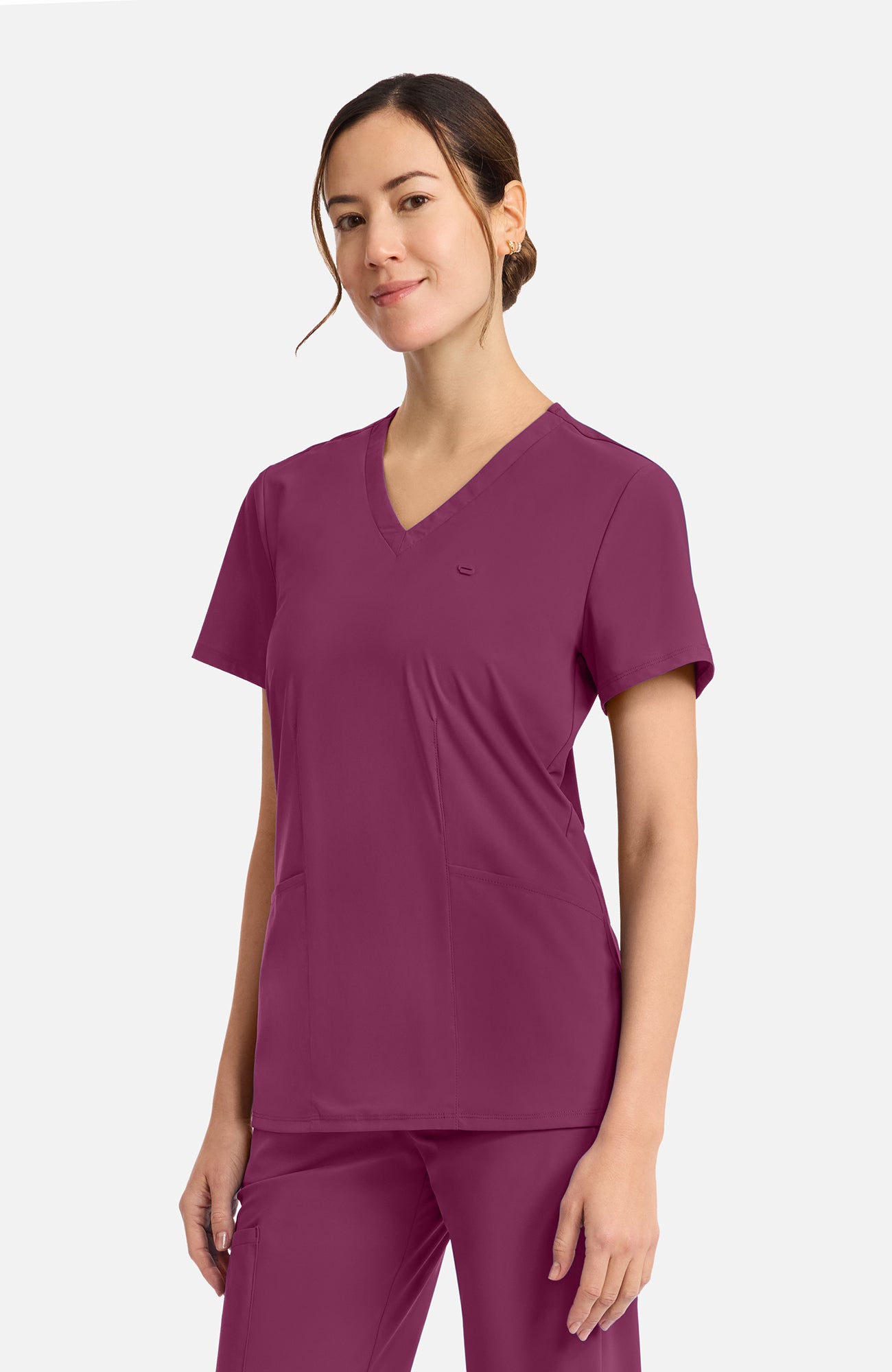 IN647A Cherokee Infinity Pursuit Women's 2-Pocket V-Neck Top (XXS - 5XL)