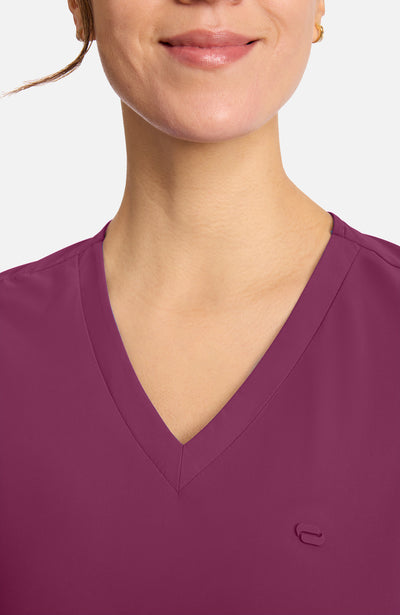 IN647A Cherokee Infinity Pursuit Women's 2-Pocket V-Neck Top (XXS - 5XL)