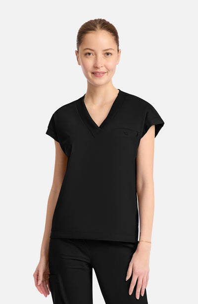 IN650A Cherokee Infinity Pursuit Women's 1-Pocket V-Neck Top (XS - 3XL)