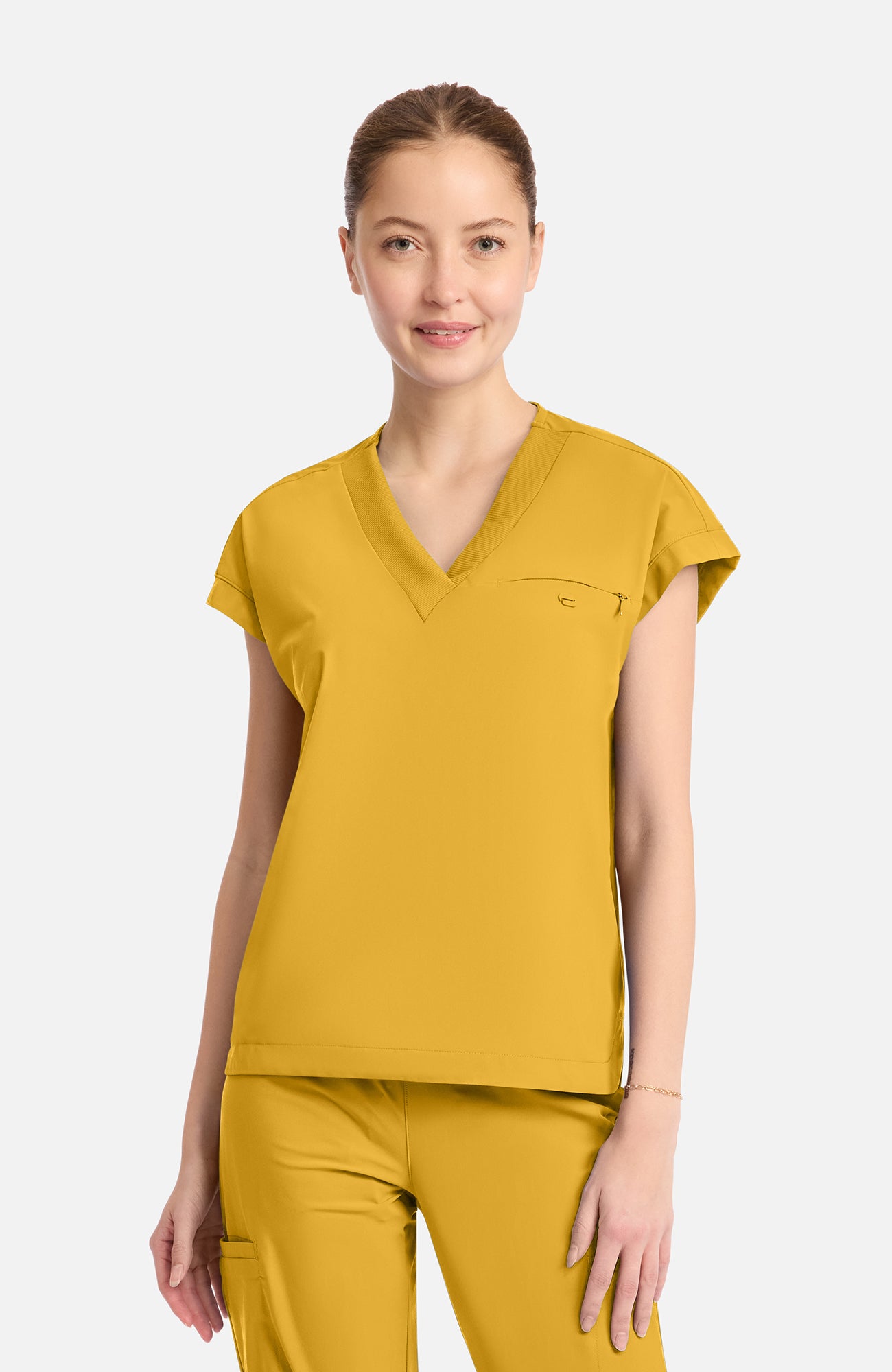 IN650A Cherokee Infinity Pursuit Women's 1-Pocket V-Neck Top (XS - 3XL)