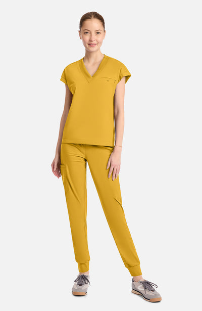 IN650A Cherokee Infinity Pursuit Women's 1-Pocket V-Neck Top (XS - 3XL)