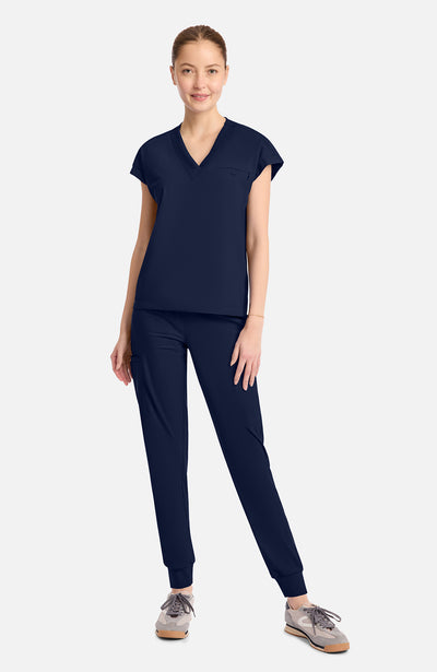 IN650A Cherokee Infinity Pursuit Women's 1-Pocket V-Neck Top (XS - 3XL)