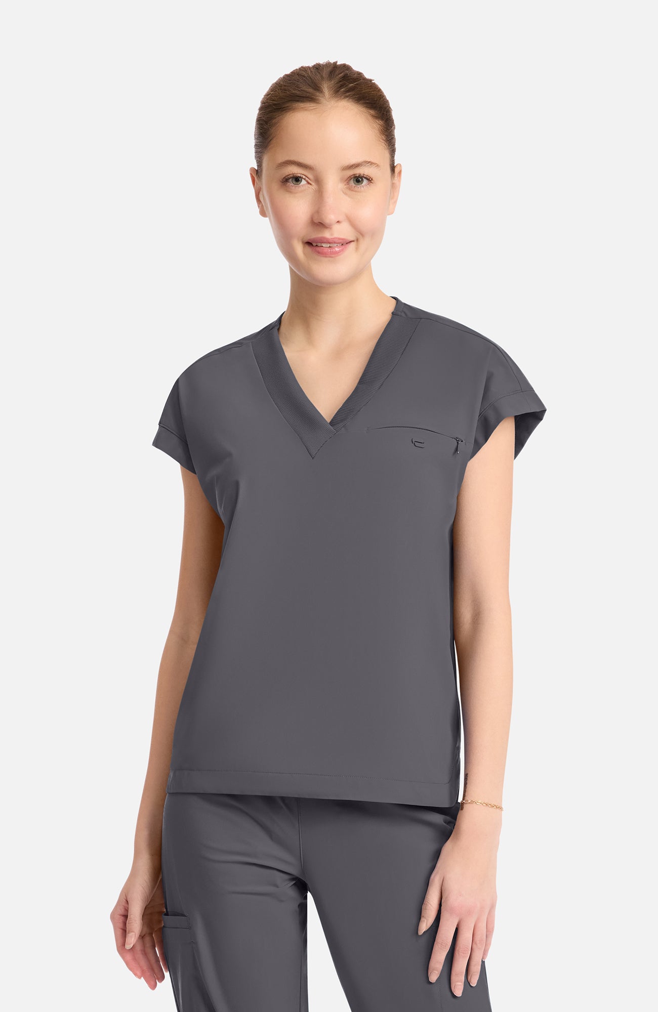 IN650A Cherokee Infinity Pursuit Women's 1-Pocket V-Neck Top (XS - 3XL)