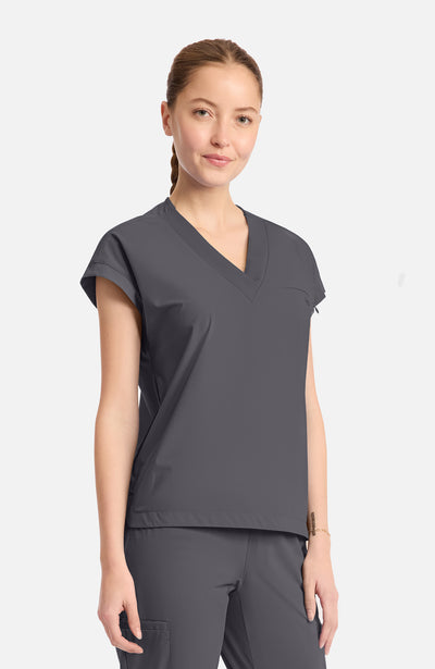IN650A Cherokee Infinity Pursuit Women's 1-Pocket V-Neck Top (XS - 3XL)