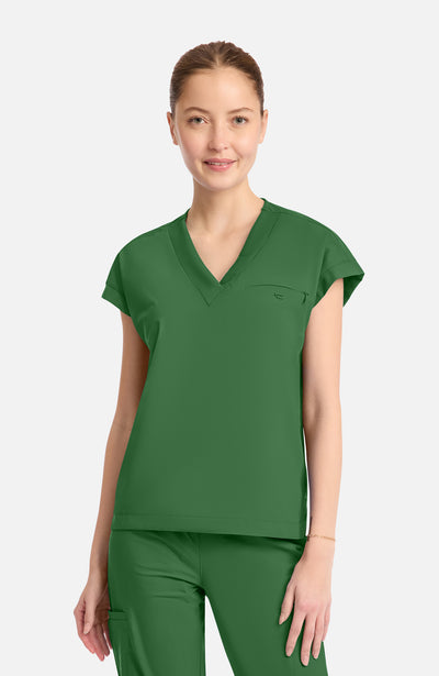 IN650A Cherokee Infinity Pursuit Women's 1-Pocket V-Neck Top (XS - 3XL)