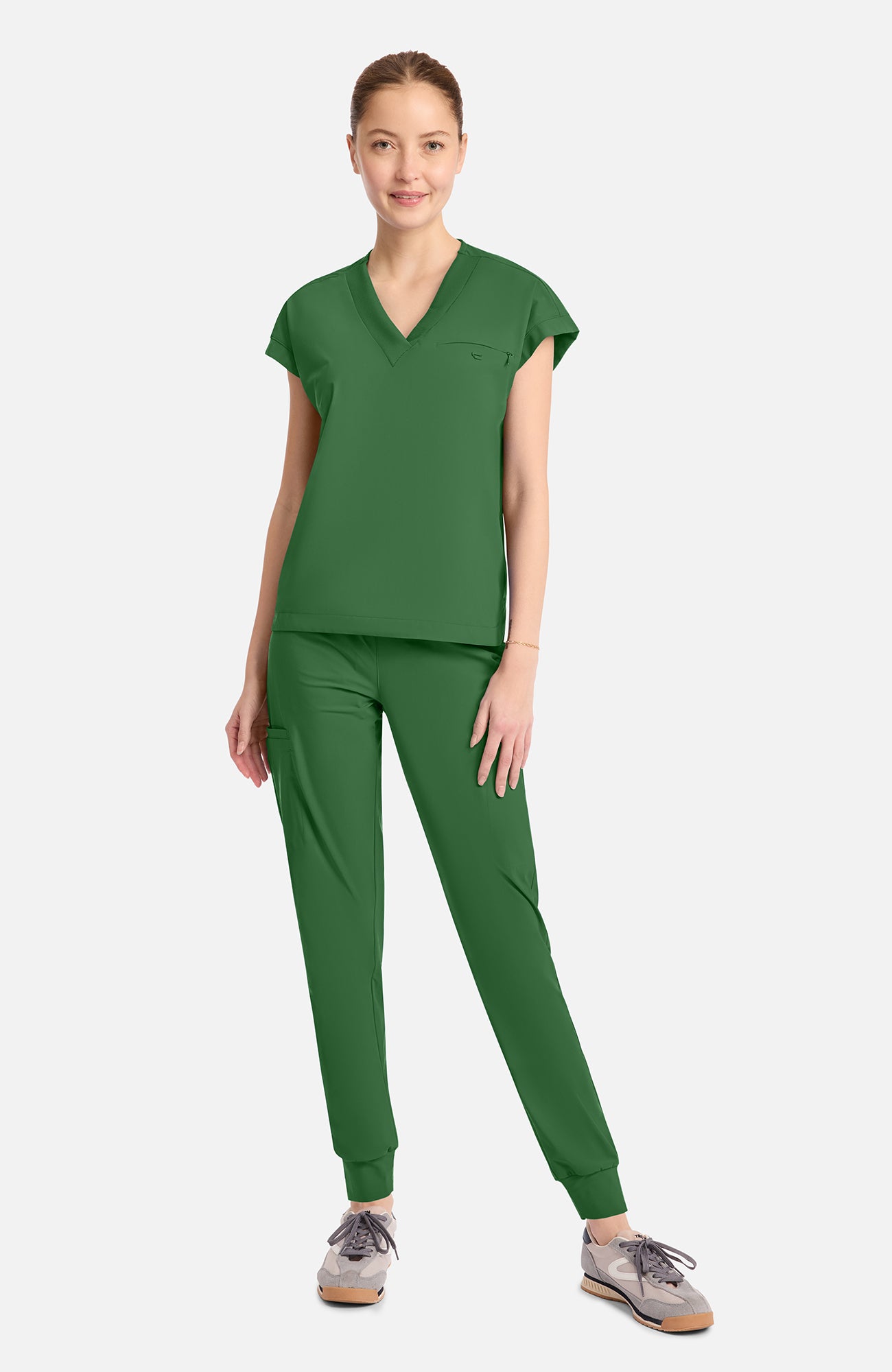 IN650A Cherokee Infinity Pursuit Women's 1-Pocket V-Neck Top (XS - 3XL)