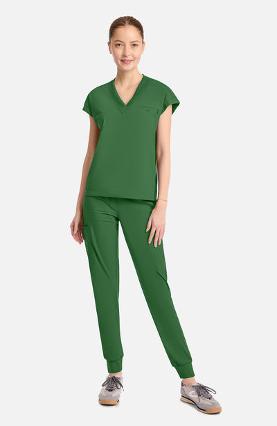 IN650A Cherokee Infinity Pursuit Women's 1-Pocket V-Neck Top (XS - 3XL)