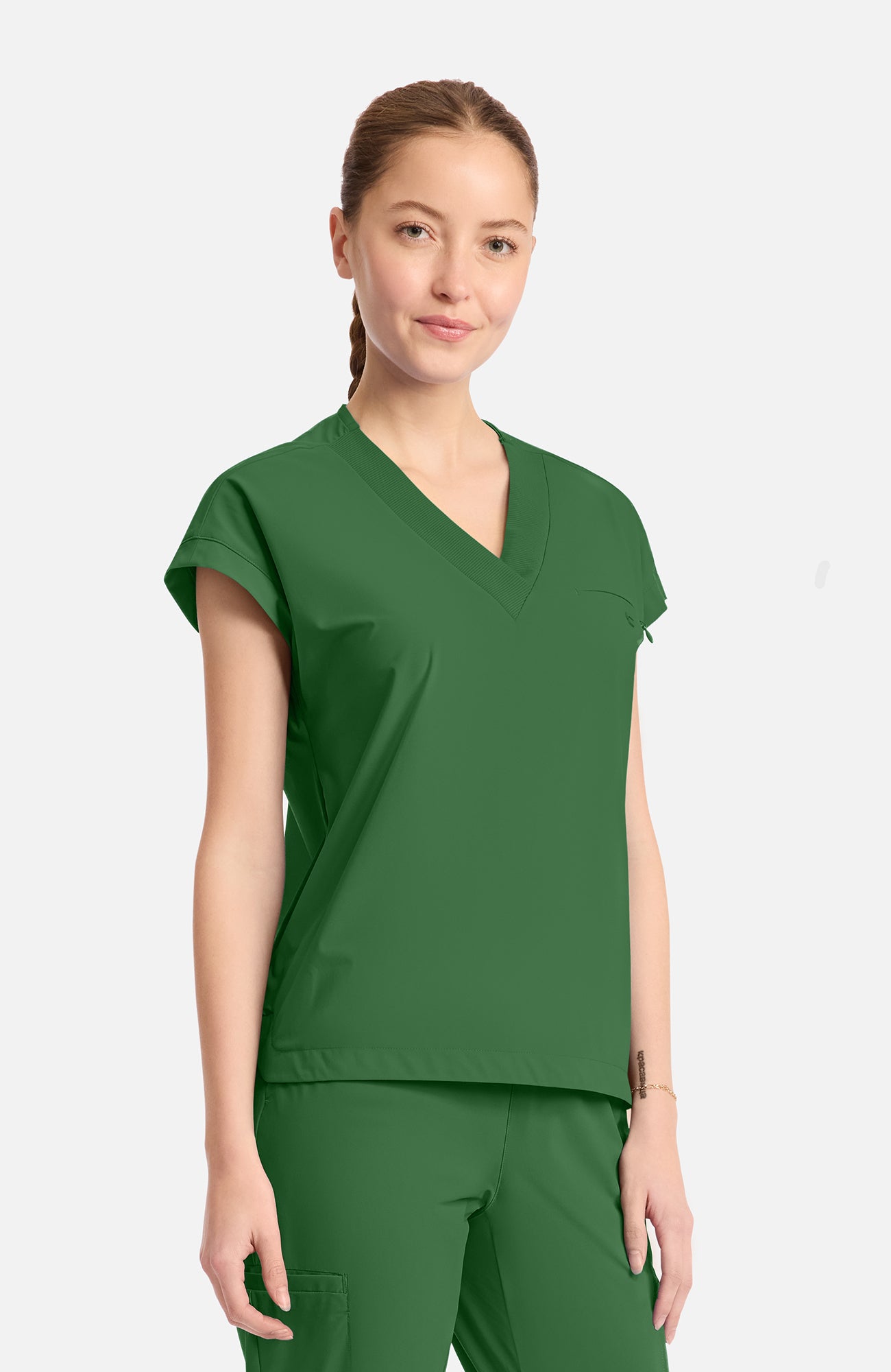 IN650A Cherokee Infinity Pursuit Women's 1-Pocket V-Neck Top (XS - 3XL)