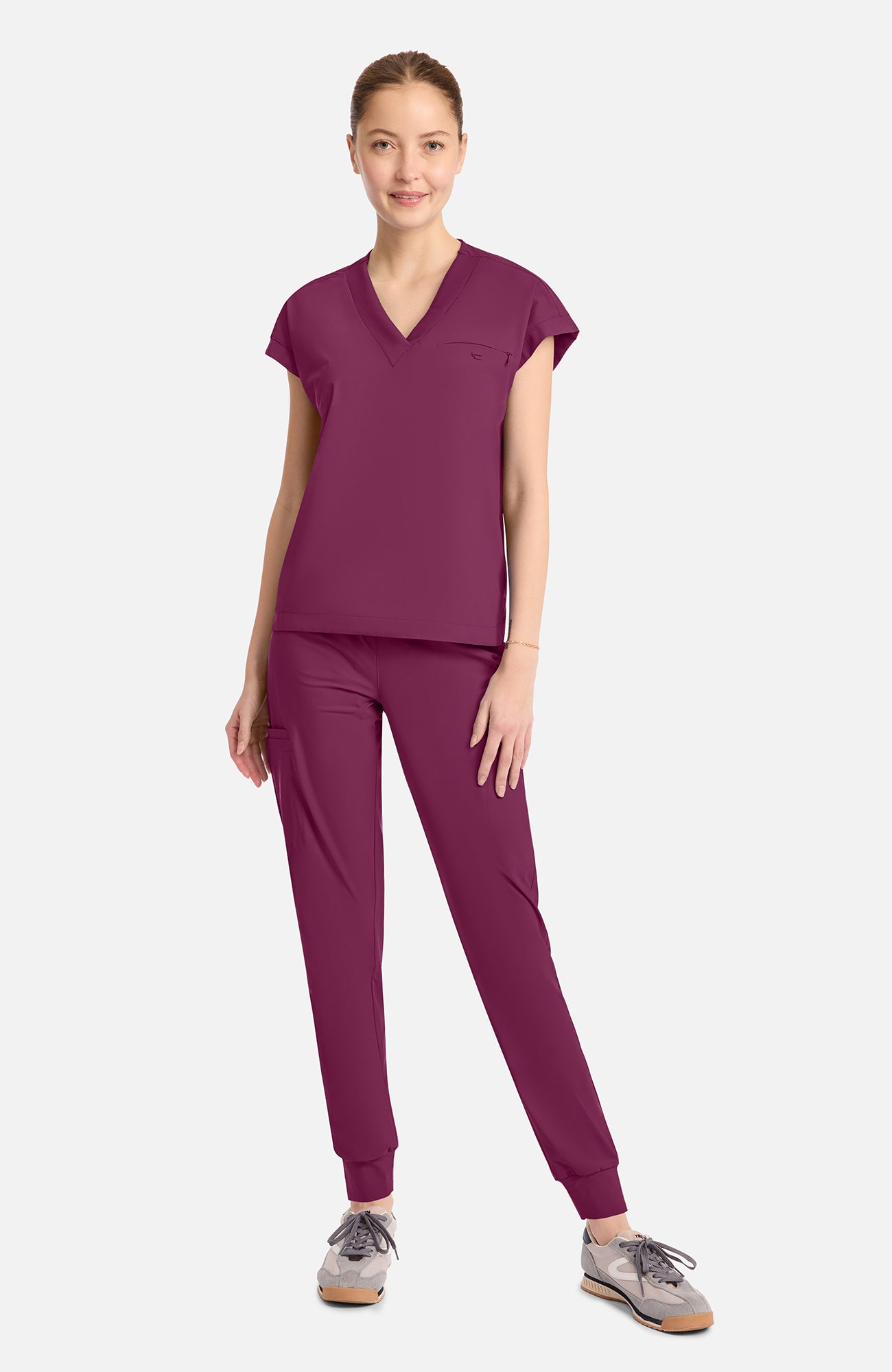 IN650A Cherokee Infinity Pursuit Women's 1-Pocket V-Neck Top (XS - 3XL)