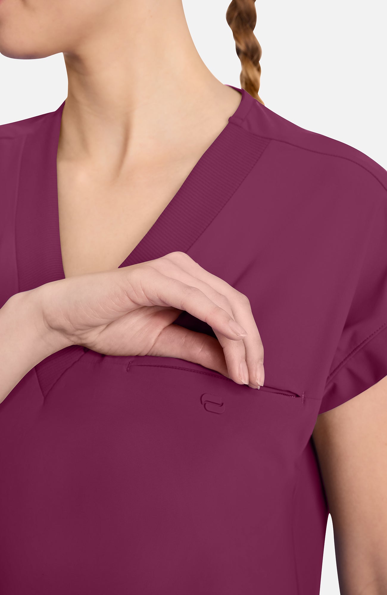 IN650A Cherokee Infinity Pursuit Women's 1-Pocket V-Neck Top (XS - 3XL)