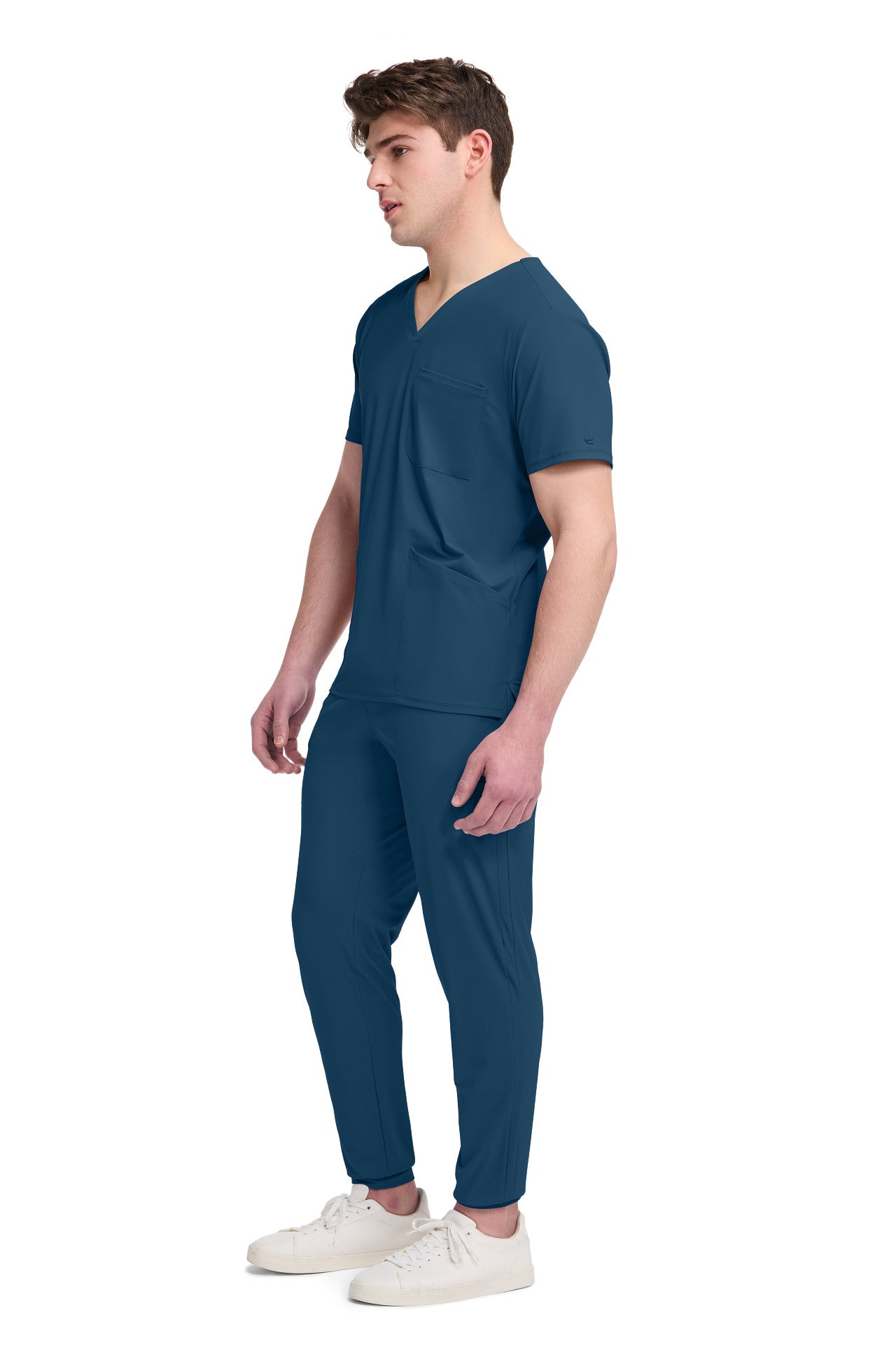 IN651A Cherokee Infinity Pursuit Men 3 Pocket V-Neck Top - Certainty Antimicrobial Stretch (XS - 5XL)