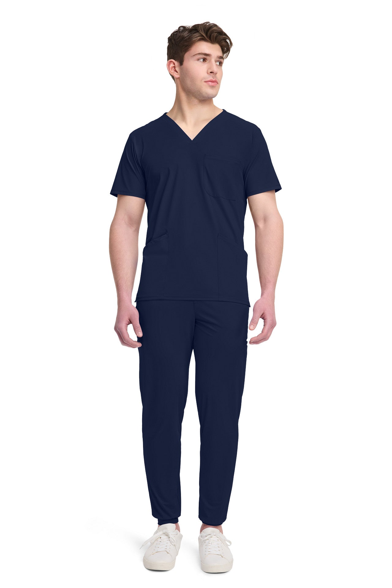 IN651A Cherokee Infinity Pursuit Men 3 Pocket V-Neck Top - Certainty Antimicrobial Stretch (XS - 5XL)