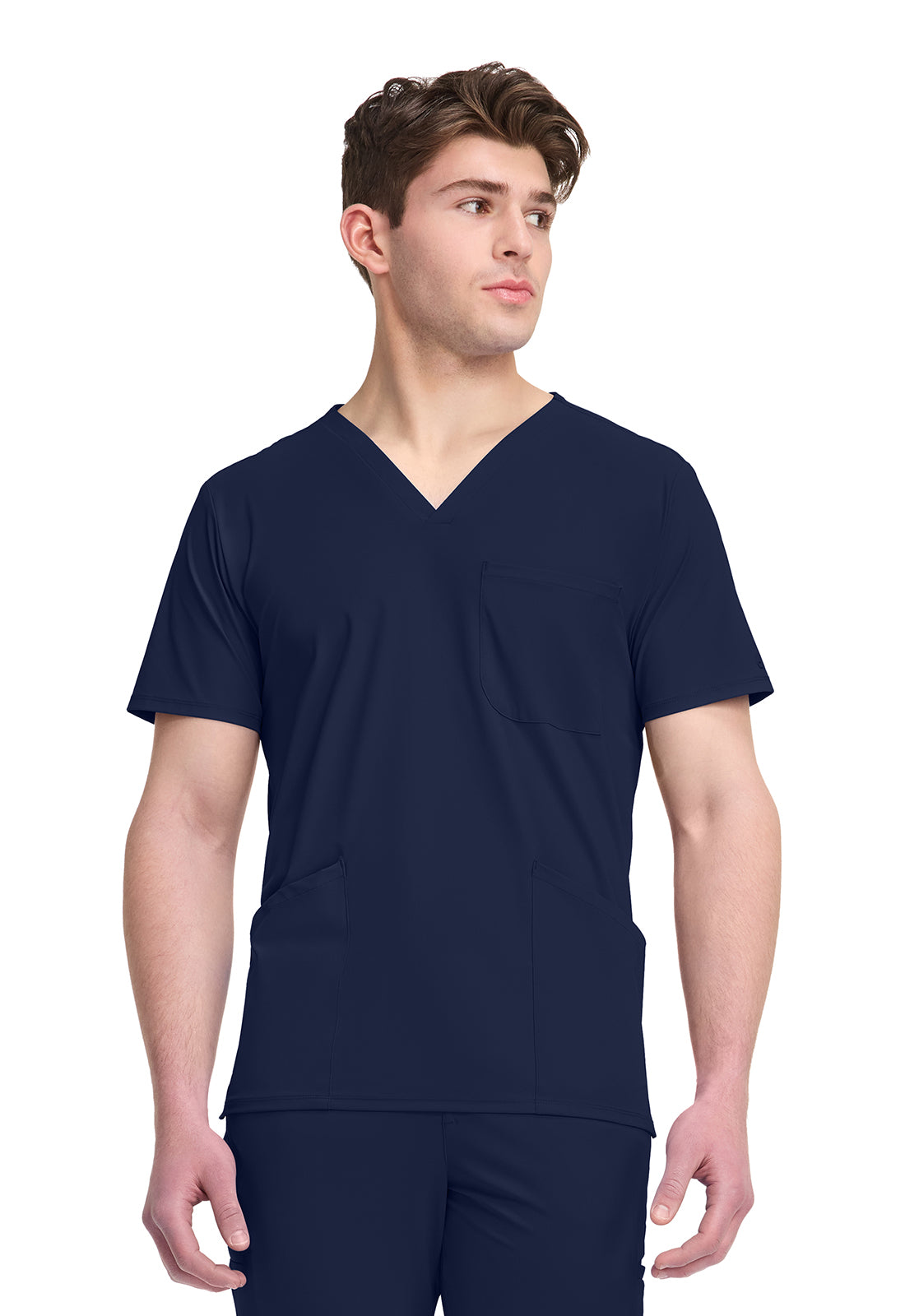 IN651A Cherokee Infinity Pursuit Men 3 Pocket V-Neck Top - Certainty Antimicrobial Stretch (XS - 5XL)