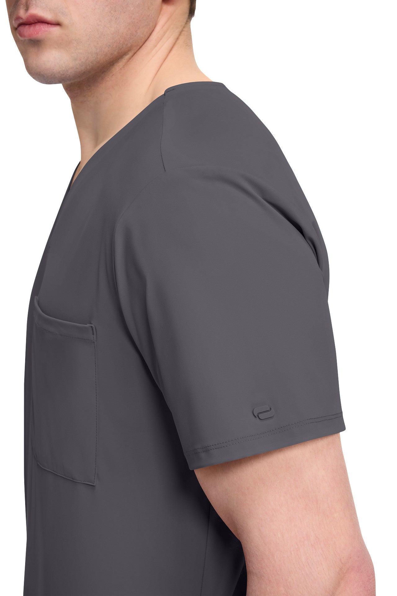 IN651A Cherokee Infinity Pursuit Men 3 Pocket V-Neck Top - Certainty Antimicrobial Stretch (XS - 5XL)