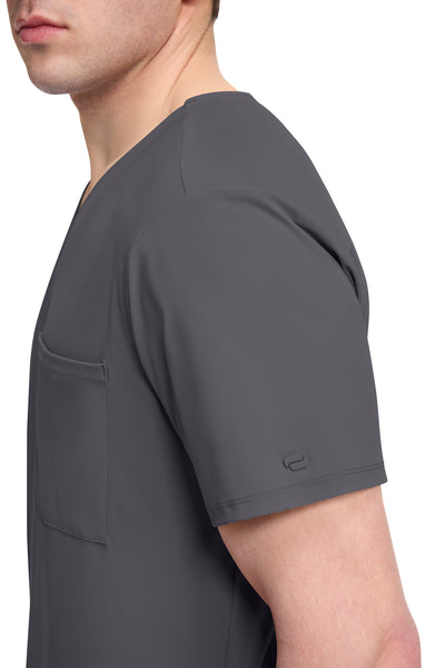 IN651A Cherokee Infinity Pursuit Men 3 Pocket V-Neck Top - Certainty Antimicrobial Stretch (XS - 5XL)