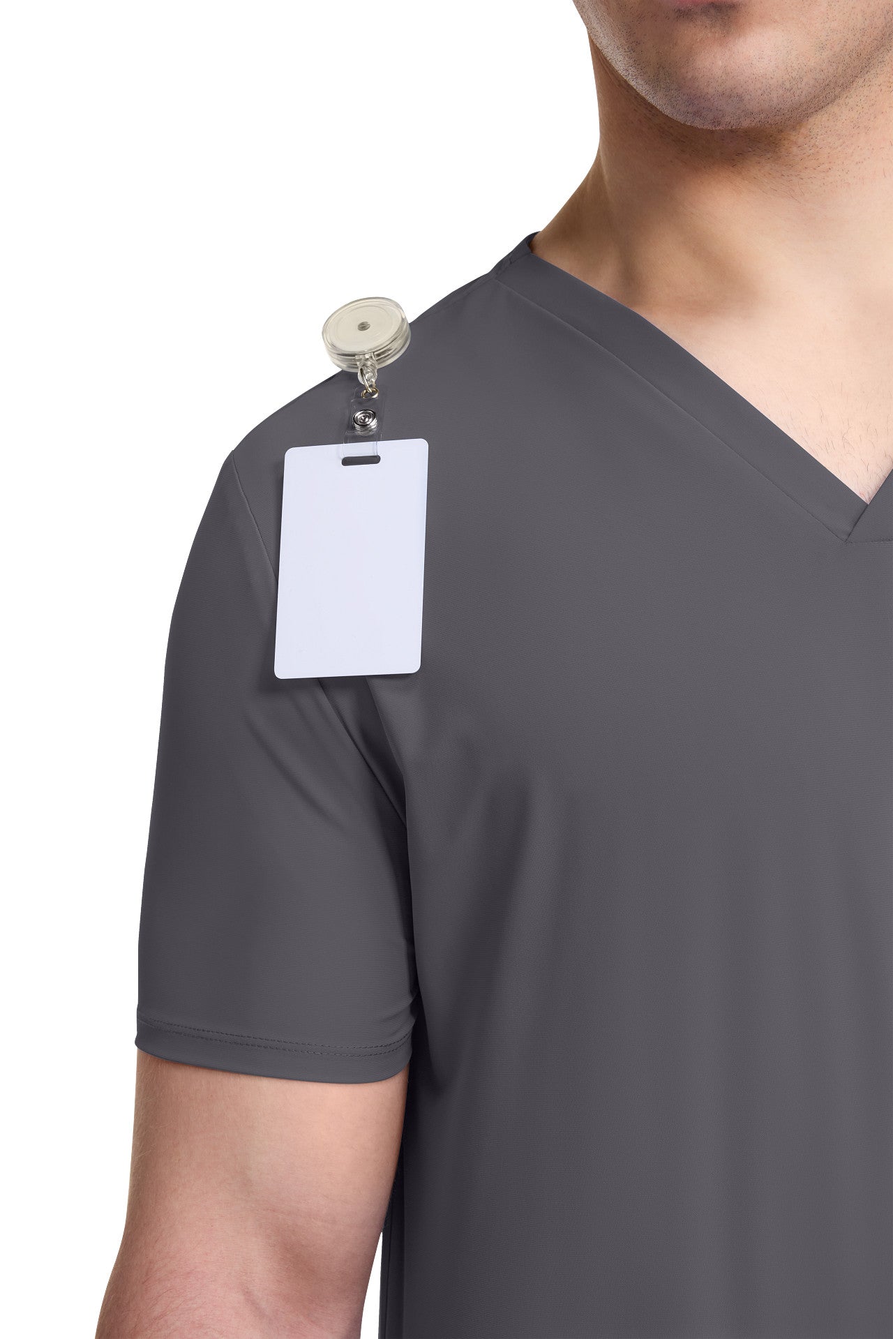 IN651A Cherokee Infinity Pursuit Men 3 Pocket V-Neck Top - Certainty Antimicrobial Stretch (XS - 5XL)