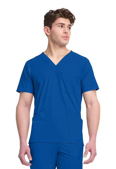 IN651A Cherokee Infinity Pursuit Men 3 Pocket V-Neck Top - Certainty Antimicrobial Stretch (XS - 5XL)