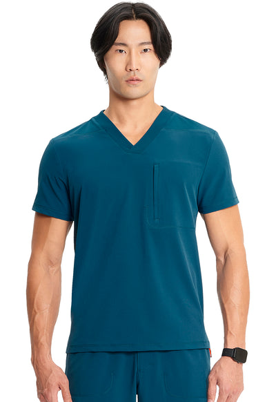 IN700A Cherokee GNR8 Knit Performance Men V-Neck Scrub Top (XS - 3XL)